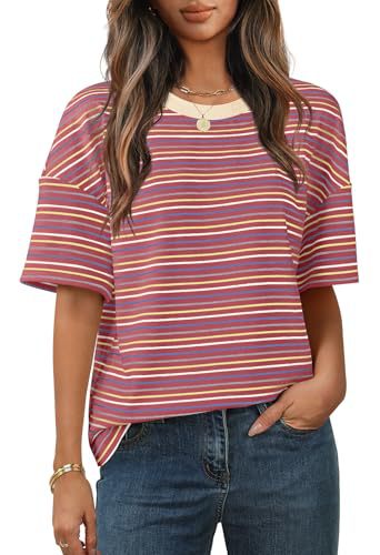 Stylish, casual, versatile, and comfortable short-sleeved crew neck T-shirt