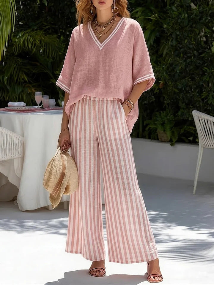 New summer cotton and linen suits