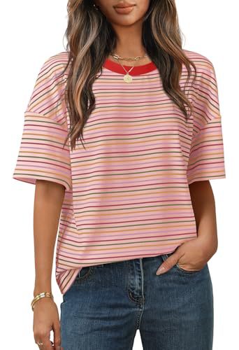Stylish, casual, versatile, and comfortable short-sleeved crew neck T-shirt