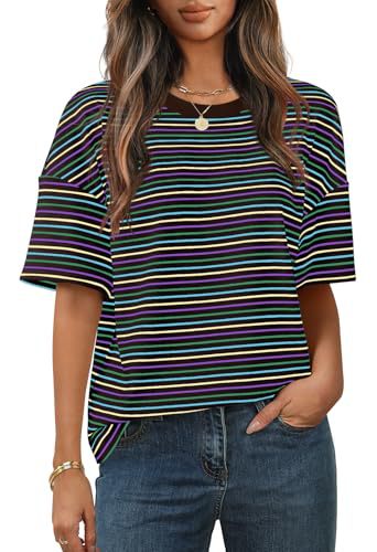 Stylish, casual, versatile, and comfortable short-sleeved crew neck T-shirt
