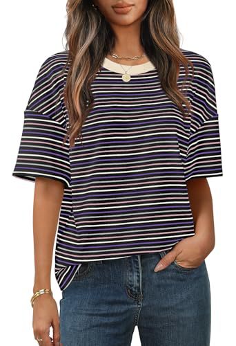 Stylish, casual, versatile, and comfortable short-sleeved crew neck T-shirt
